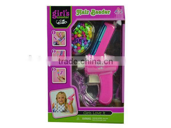 hot sale fashion plastic DIY hair beaders for children