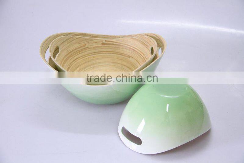 Safe food bamboo bowl made in Vietnam