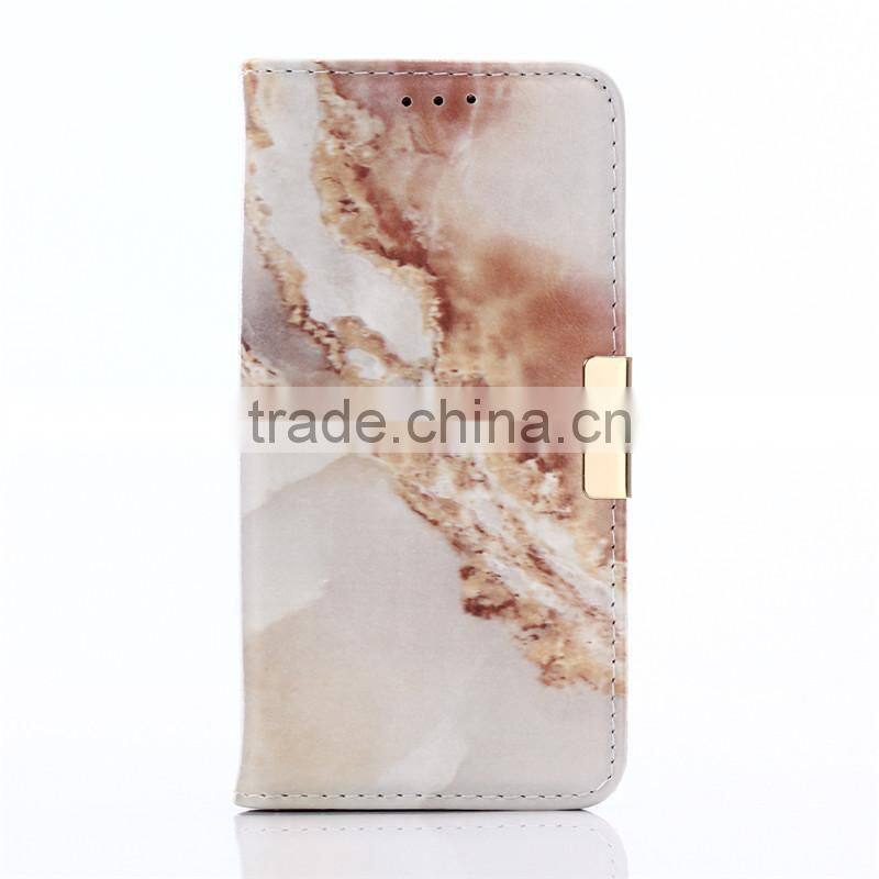 Noble design high quality marble PU card bumper/pocket cell phone case for Samsung