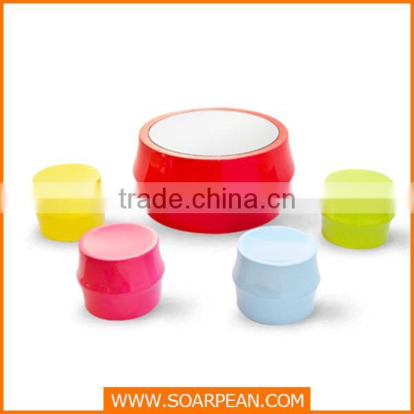 Colorful Bamboo Shape Kid Fiberglass Stool Chair