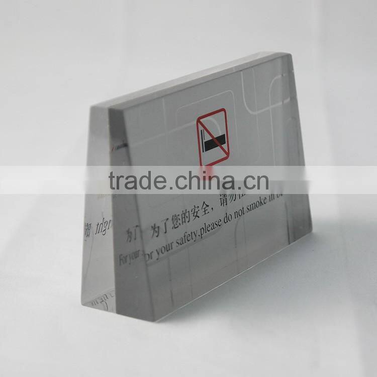 Clear Acrylic Number Plates