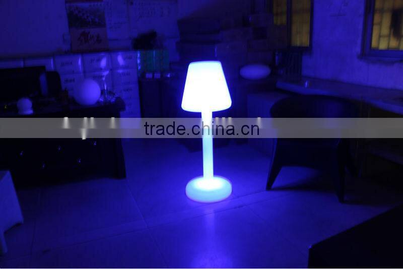 Rechargeable colorful outdoor LED floor light & indoor led desk light