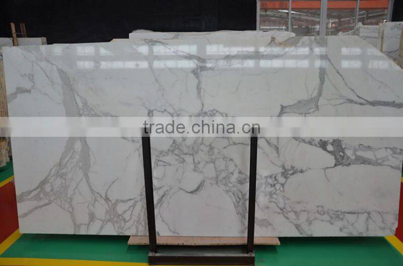 High quality Italian Calacatta white marble for tiles,slabs,countertop,vanity top