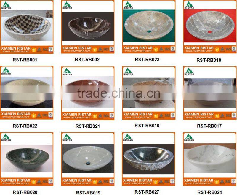 Marble wash basin, bathroom basin,white stone sink RST-RB083