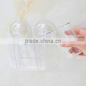 plastic transparent toothbrush holder combination set