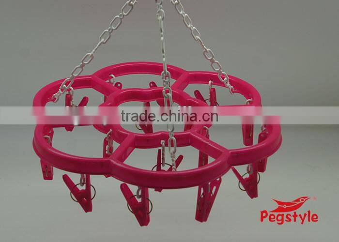 18peg large flower shaped clothes dryer