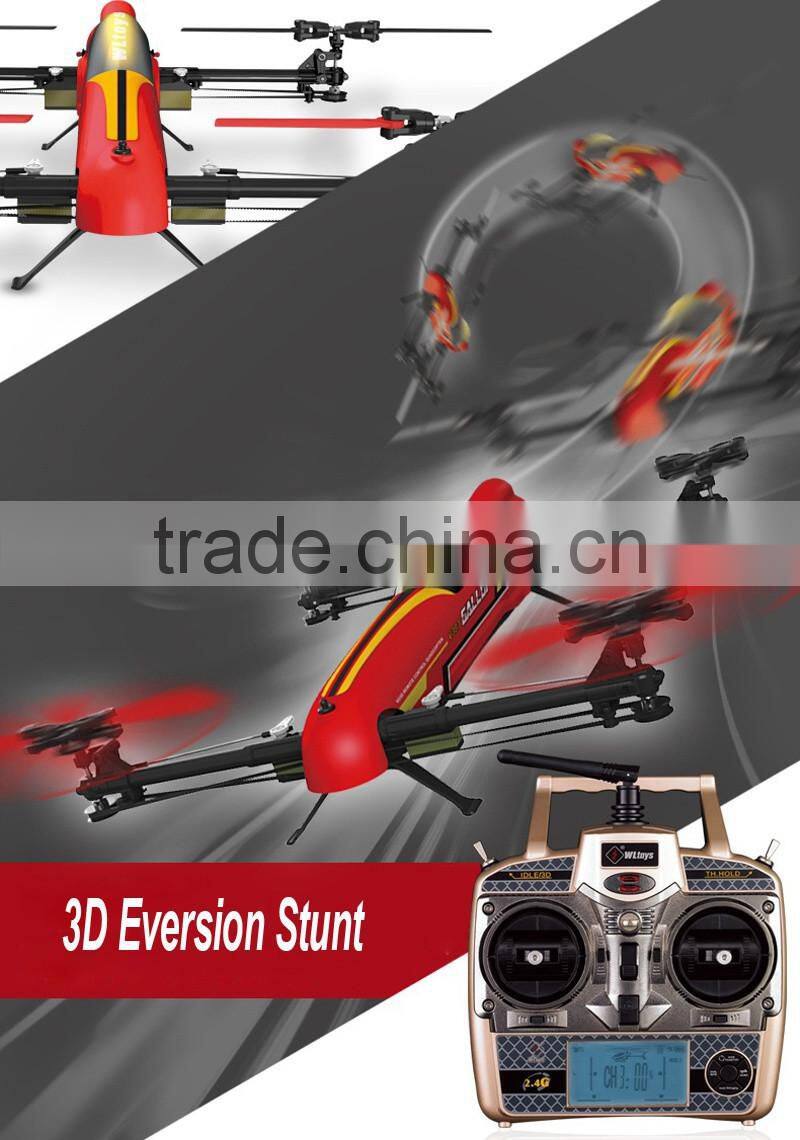 WLtoys V383 3D 2.4G 6CH 500 Electric Stunt Action Led Slingshot Helicopter ,Waterproof Quadcopter Mariner