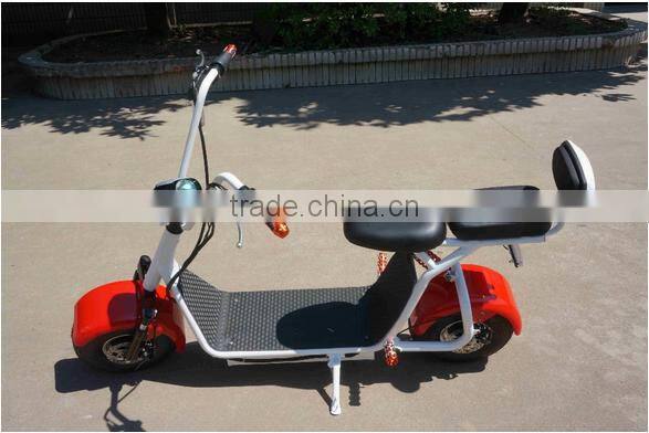 800W/1000W electric scooter citycoco scooter with two seats