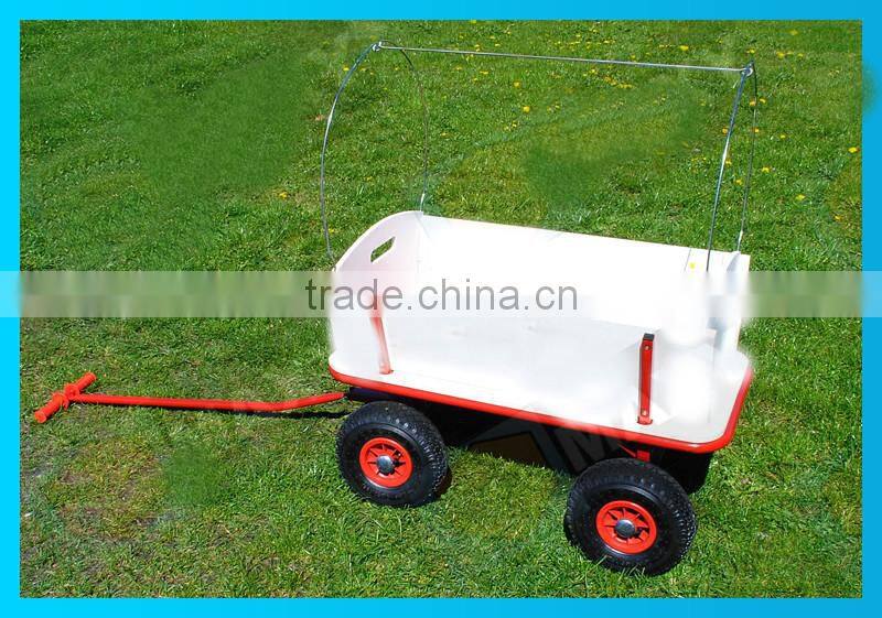 WOODEN TOOL CART TC1812 with removable tarpaulin