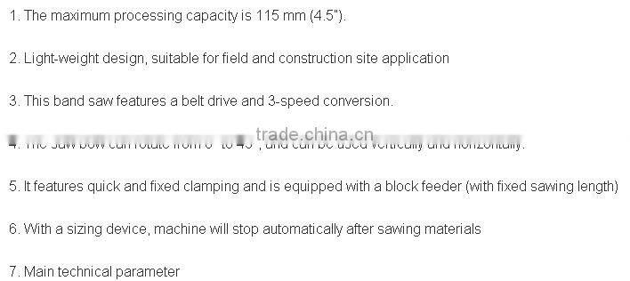 Metal Cutting Band saw BS-115