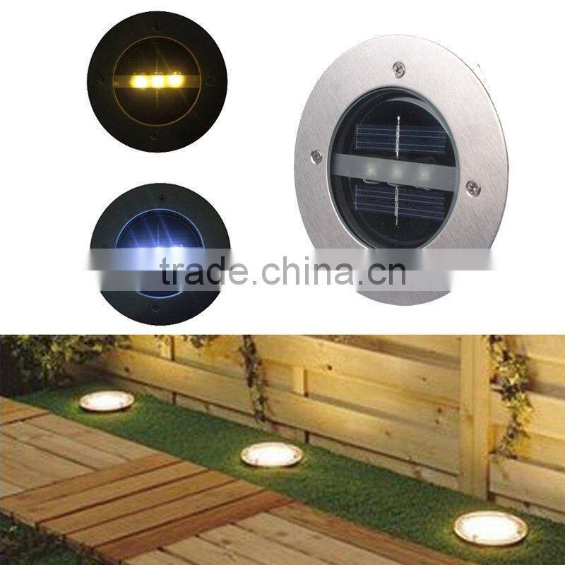 Solar Underground LED Brick Deck Outdoor Garden Floor Path Street Buried Lights