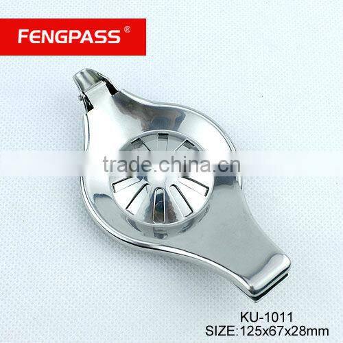 Stainless steel lemon squeezer