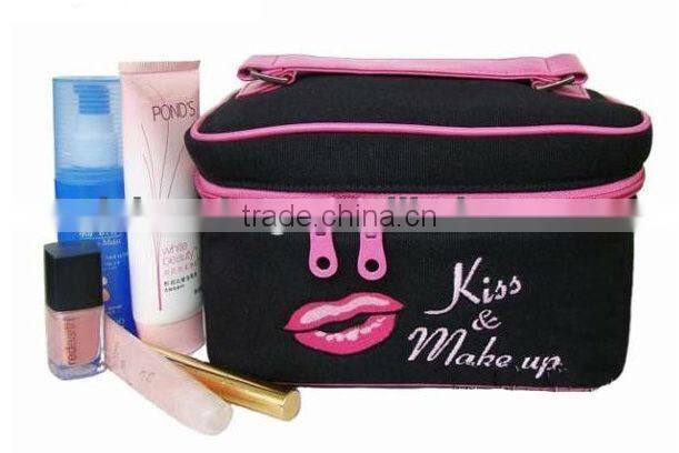 Fashion Large Cosmetic Bags With Compartments