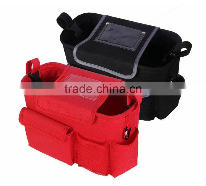 High quality 600D polyester diaper bag for baby troller