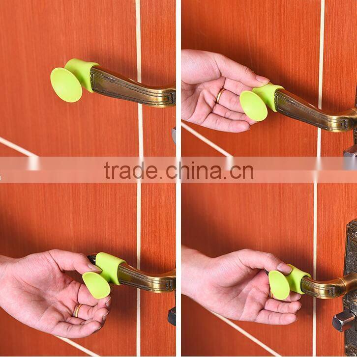 High Quality Silicone Door Handle With Anti-Collision Rubber Room Handle For Decoration
