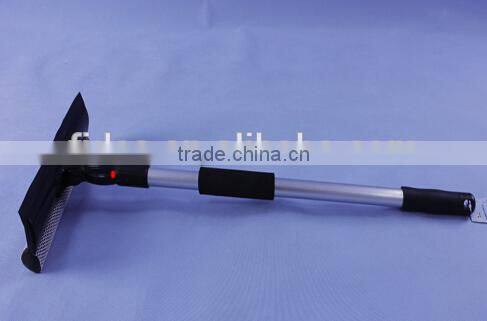 telescopic aluminum handle window sponge squeegee with 180 rotatable head