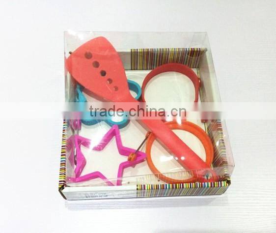 Compertitive 12pc nylon utensil kitchen tools with TPR handle kitchenware set