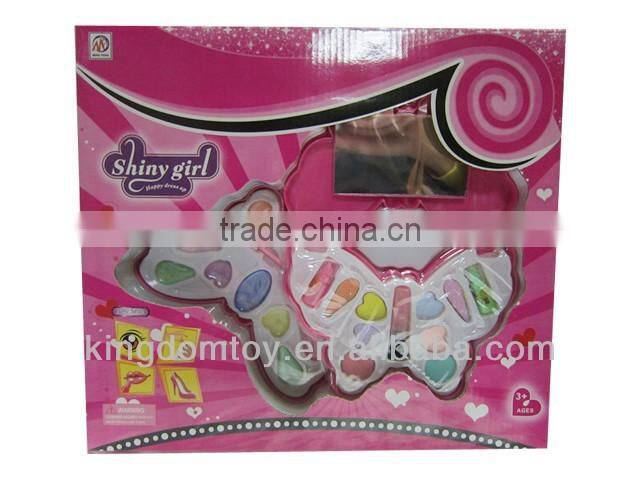 kid plastic toy makeup mirror set