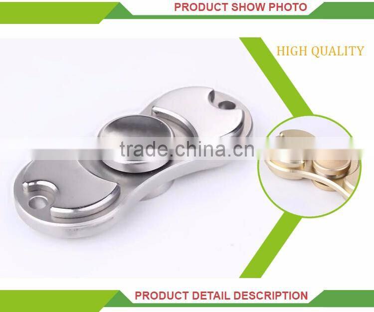 New arrival alloy toys game mini finger spinning top metal
