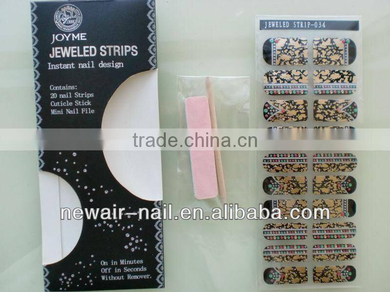 3d crystal full rhinestone diamond nail polish oil diamond stickers