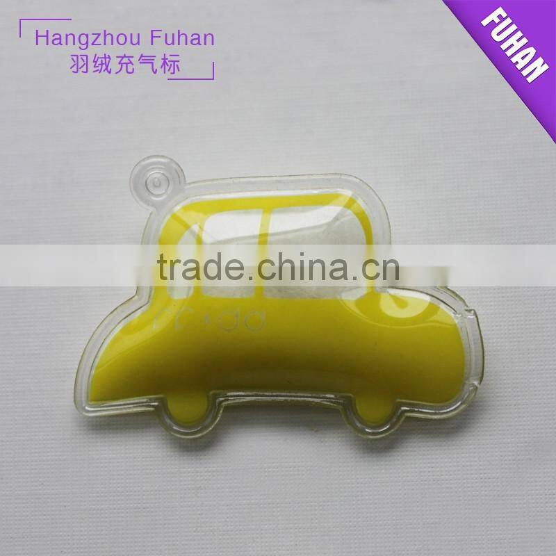 Custom Color Logo Winter Coat Filled Down Feather Tag