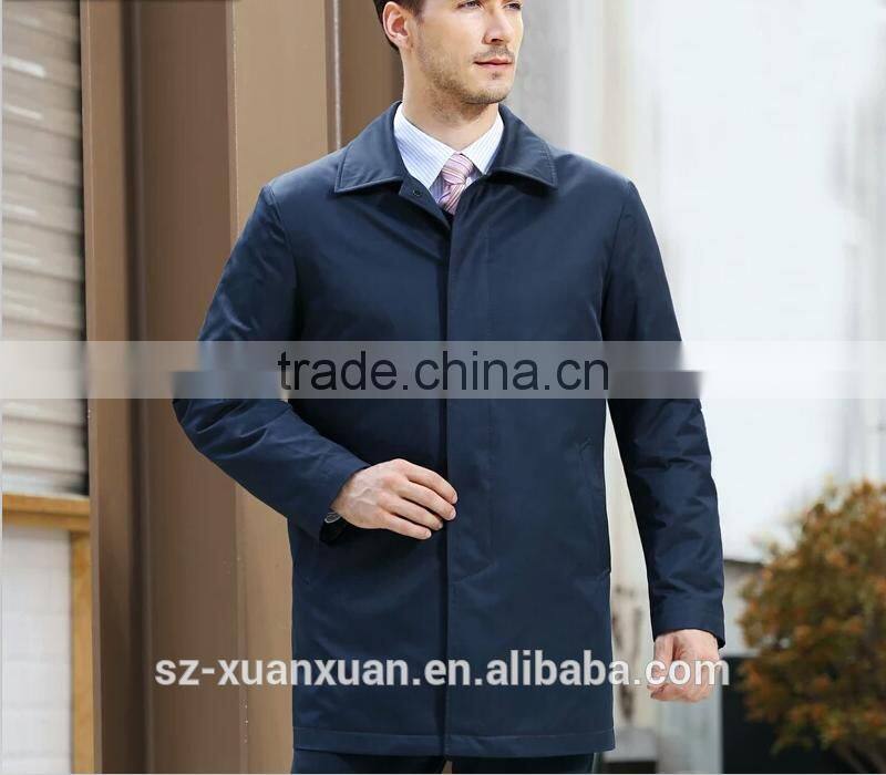 High quality winter down jacket thick casual coat for men 2016