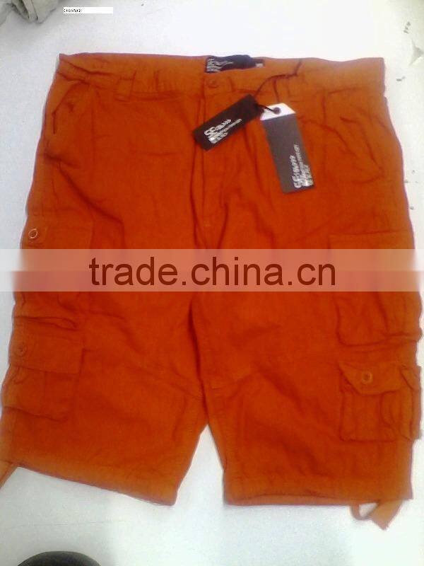 MENS EXCLUSIVE 9 PKT CARGO SHORTS (Garment Stock lots / Apparel Stock / stocklots / Garment Apparel from Sri Lanka / Bangladesh)