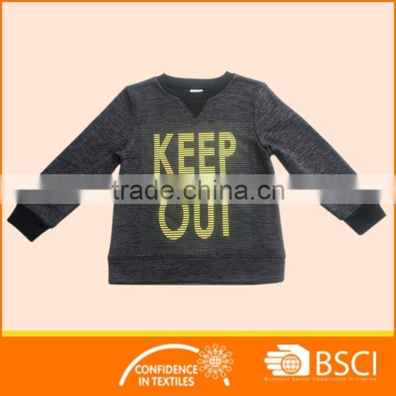 New Fashion Letter Printed Soft Baby Sweatshirt