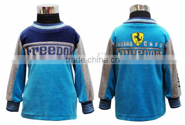 2016 blue velvet new brand lovely fashion wholesale childrens clothing china