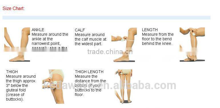 comfortable soft striped lady knee high socks