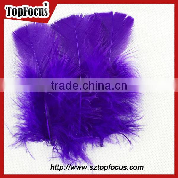 cheap hot sale colorful decorations fluffy artificial turkey feather