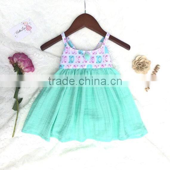 2017 latest toddler baby clothes summer cotton wholesale Tshirt printing baby boutique clothing latest design girls tank tops