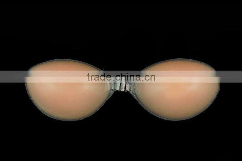 Push up invisible silicon bra