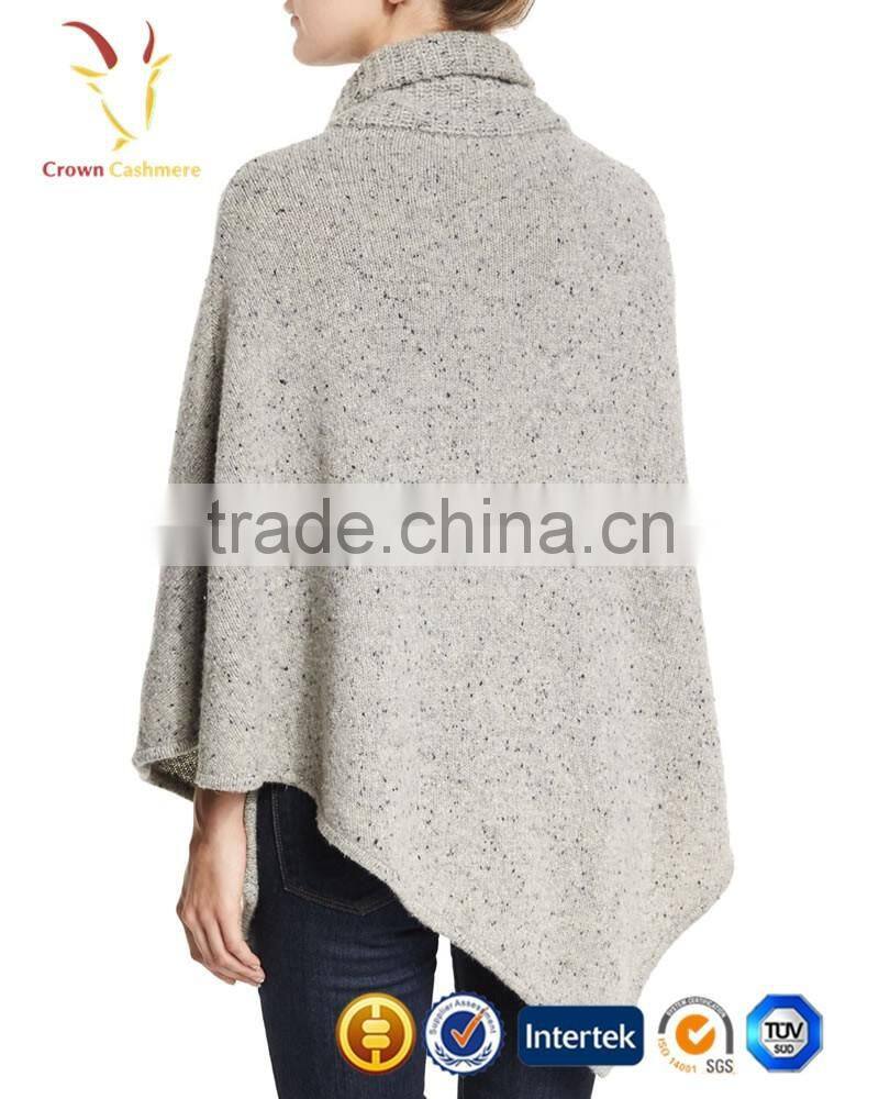 Wool Knitted Poncho,poncho women knit sweater wholesale