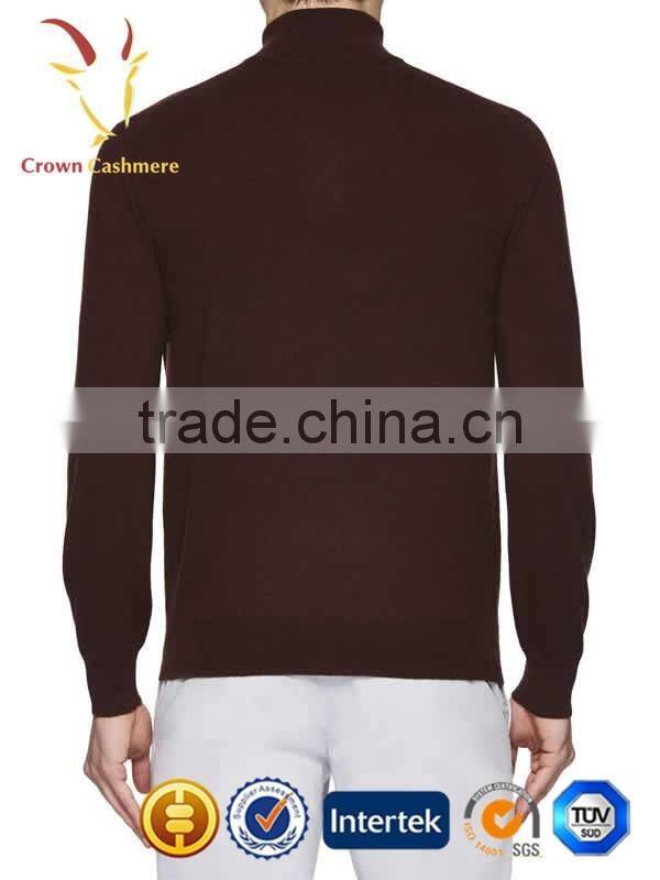Knitting Pattern Men Cashmere Zipper Up Sweater
