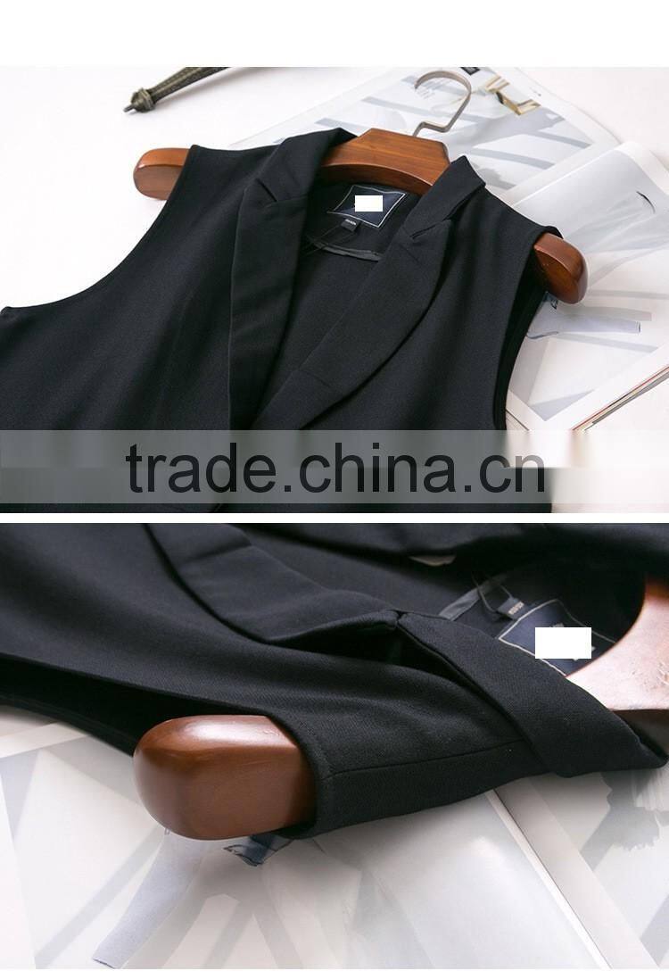 New fashion custom sleeveless women outerwear ladies spring&autumn vests