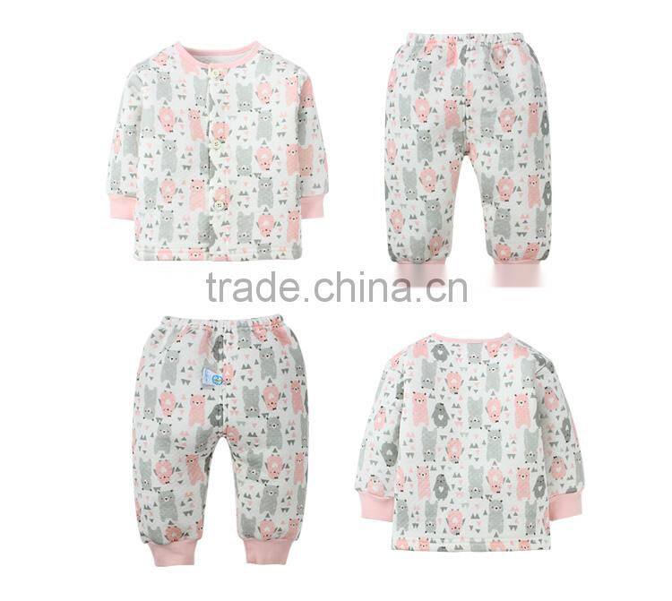 Casual kids winter clothes sets 2017 new design boys and girls wear sets