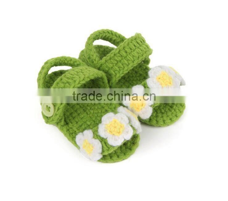 Beautiful summer crochet baby toddler shoes