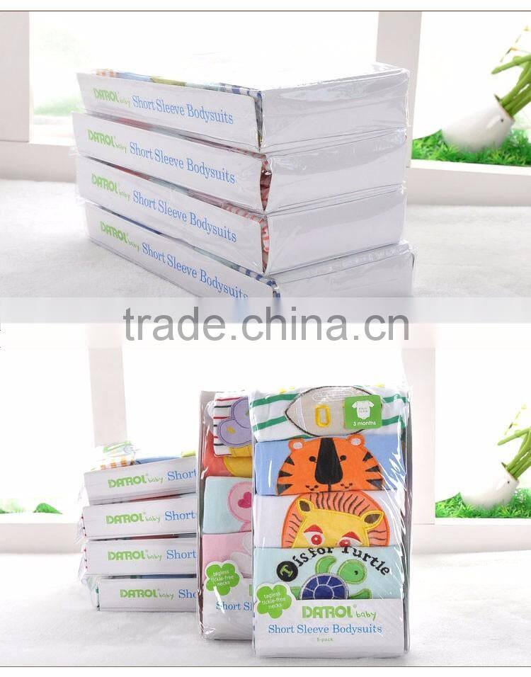 short sleeve bodysuits/baby romper set/romper baby