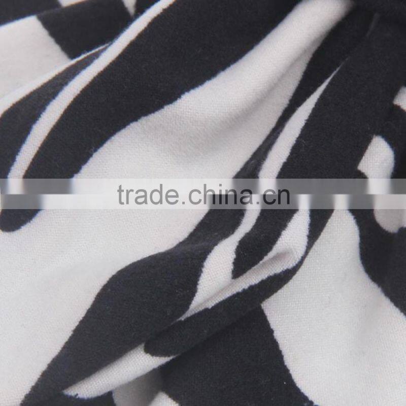 Fashion Zebra And Leopard Cotton Elastic Headband,Bow Knot Headband