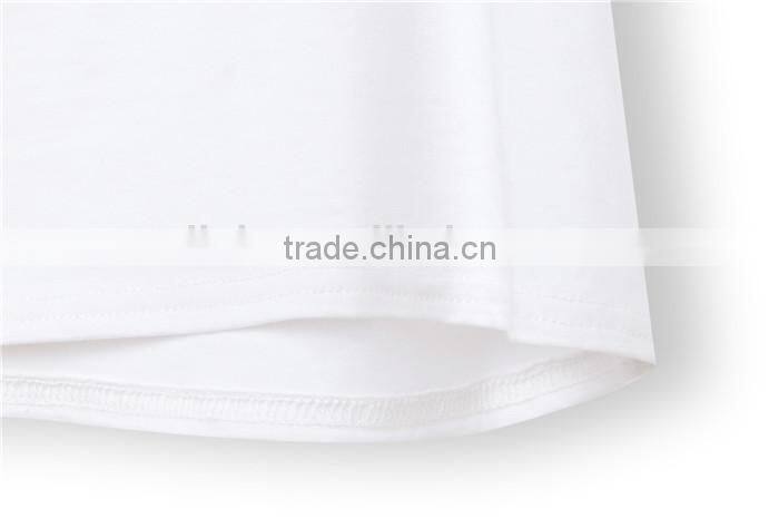 sports style latest 2015 summer elegant shirts for ladies with paillettes decoration