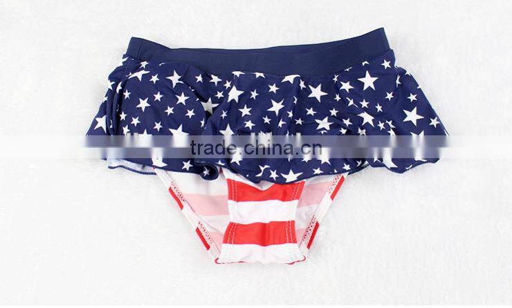 Fashion Sweet Two Piece 3-7 Years Old Kids Swimwear Baby Girls Swimwears