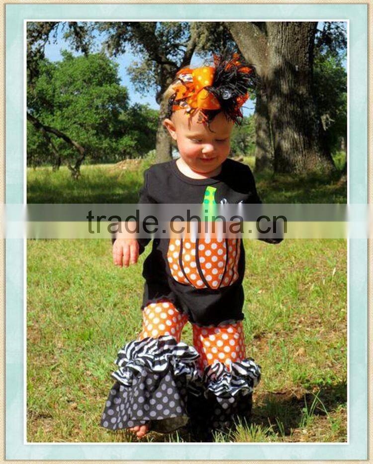 wholesale new design girls a Halloween pumpkin set the factory direct sales