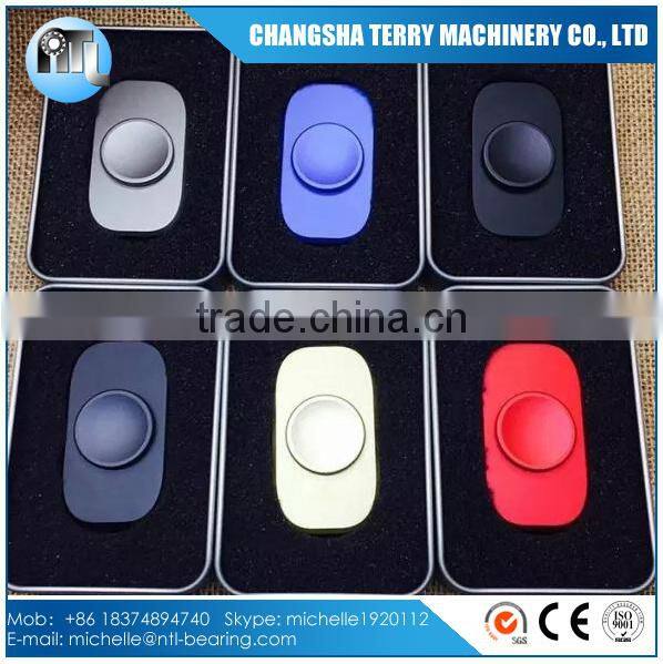 high quality alumiunm fidget spinner with R188 hybrid ceramic bearing