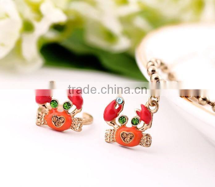 Fashion Chain Anklets with Foot Toe Ring Anklets for Foot,Fashion Jewelry Sets Crab Foot Chain and Toe Ring