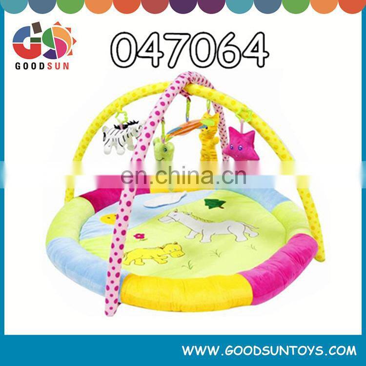 EN71 educational kids toy baby activity play gym mat cheap cute LOW MOQ padded baby play floor mat