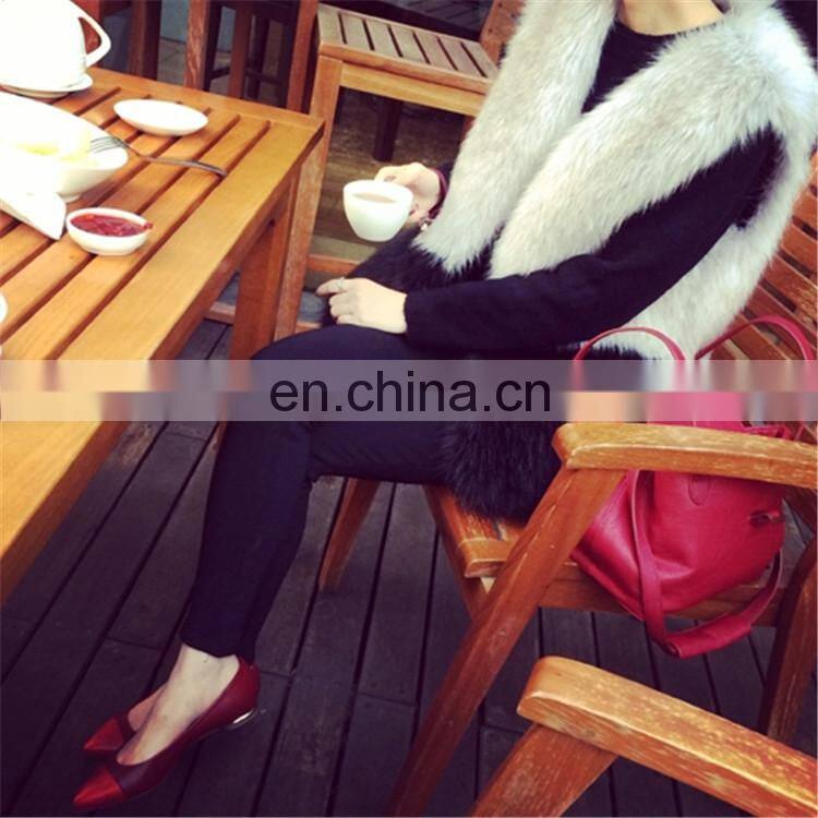 2016 Winter Top Sell Women's Gilet Fashion Luxurious Real Fur Vest