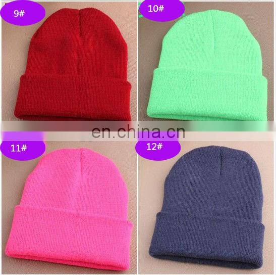 Custom Logo Crochet Handmade Hat Knitted Cap