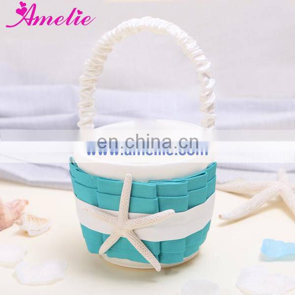 Turquoise Wedding Guest Book and Pen Holder Set