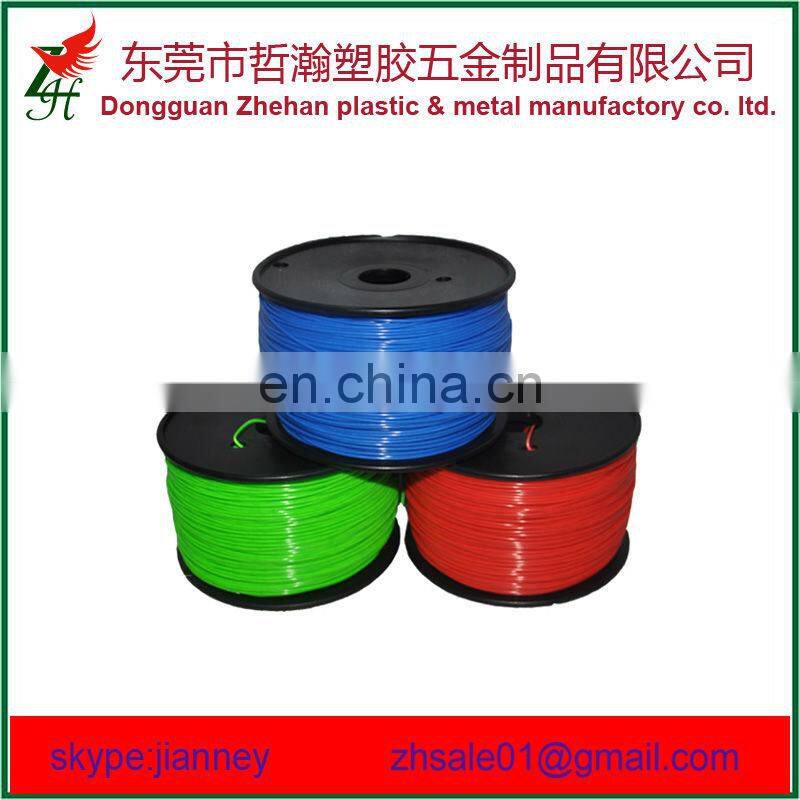 1.75mm empty plastic spool resin POM 3d printer filament extruder machine for 3d printing